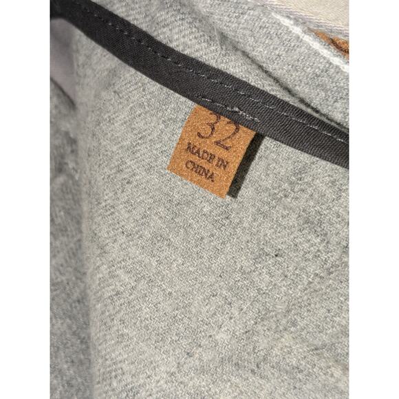 NWT Nifty Genius Chino Pants Mens 32 Stretch Classic Straight Leg Light Gray - Picture 4 of 13